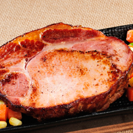 ショルダーベーコンのステーキ